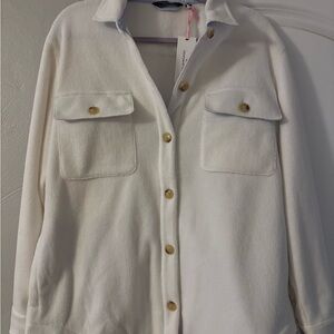 Vineyard Vines women’s Harbor Fleece Shirt Jacket Medium